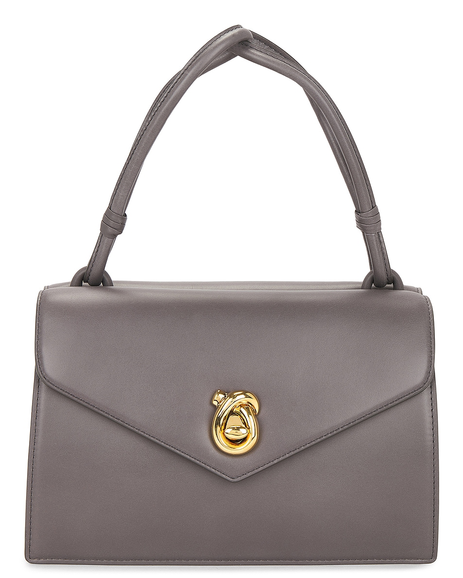 Image 1 of Bottega Veneta New Piano Bag in Lapilli & Muse Brass
