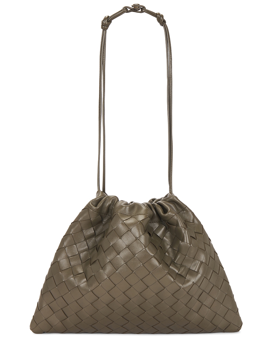 Image 1 of Bottega Veneta Intrecciato Dustbag in Cypress & Gold