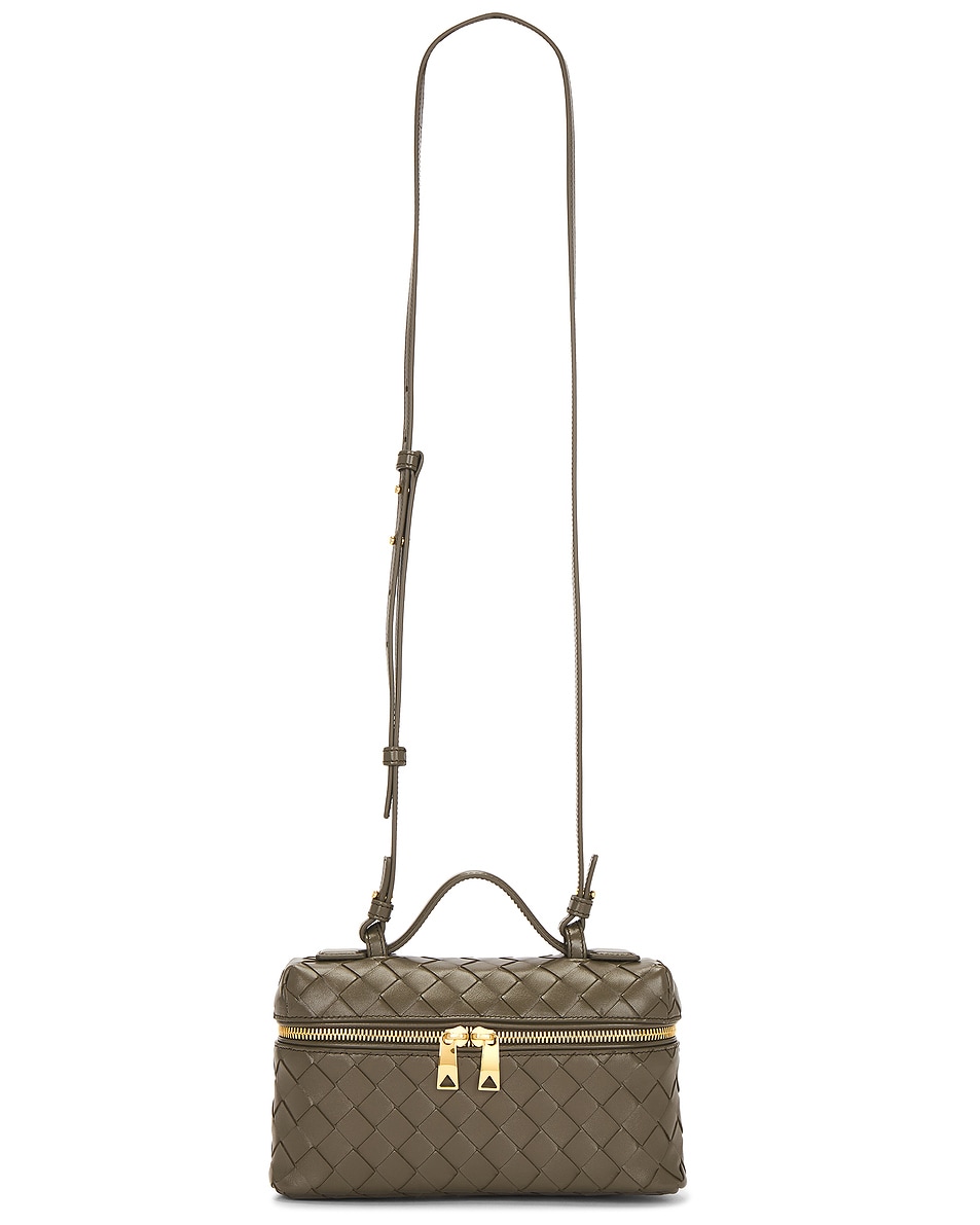 Image 1 of Bottega Veneta Bang Bang Vanity Bag in Cypress & Gold