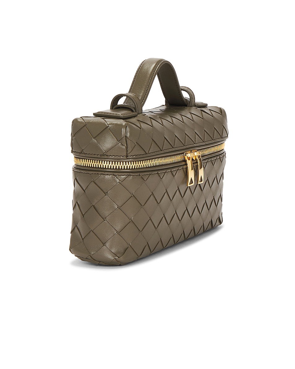 Image 4 of Bottega Veneta Bang Bang Vanity Bag in Cypress & Gold