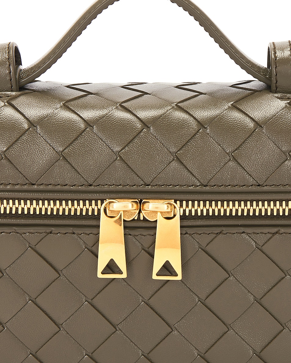 Image 7 of Bottega Veneta Bang Bang Vanity Bag in Cypress & Gold