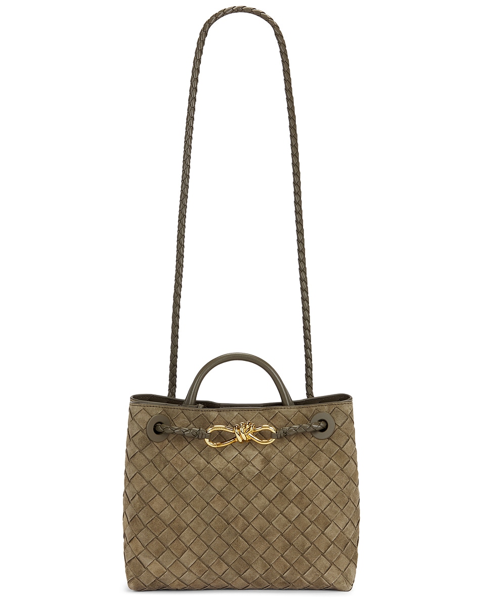 Image 1 of Bottega Veneta Small Andiamo Bag in Cypress & Muse Brass