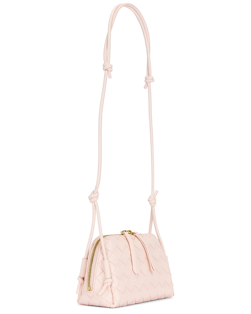 Image 4 of Bottega Veneta Concert Pouch in Seashell & Gold