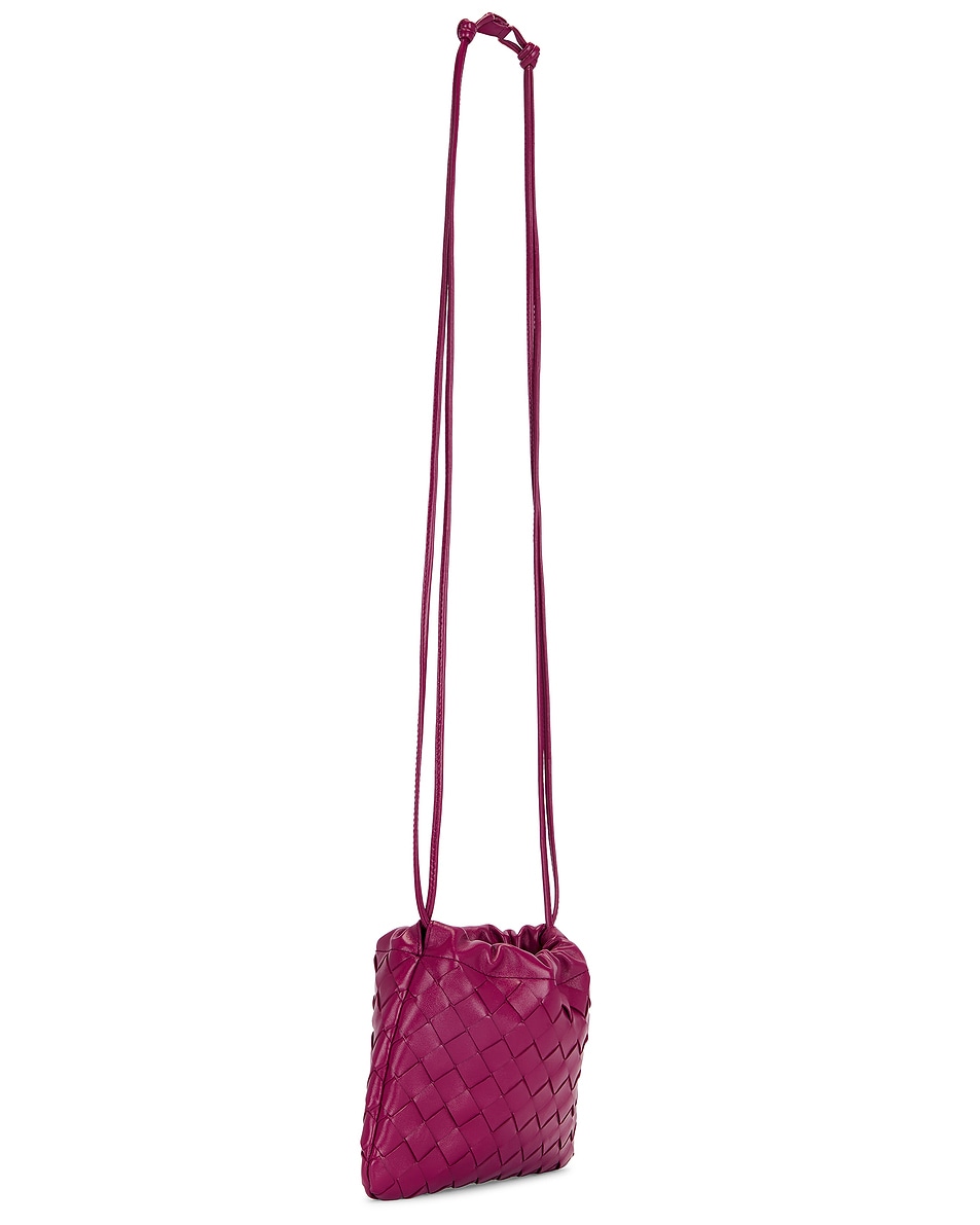 Image 4 of Bottega Veneta Small Intrecciato Dustbag in Cinnabar & Gold