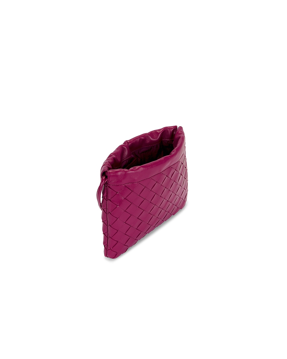 Image 5 of Bottega Veneta Small Intrecciato Dustbag in Cinnabar & Gold