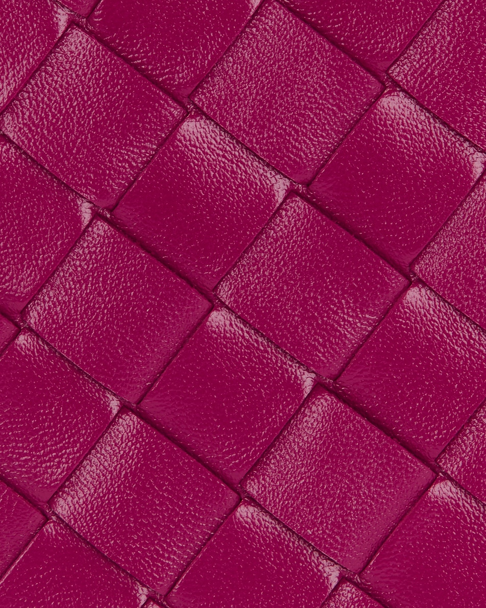 Image 7 of Bottega Veneta Small Intrecciato Dustbag in Cinnabar & Gold