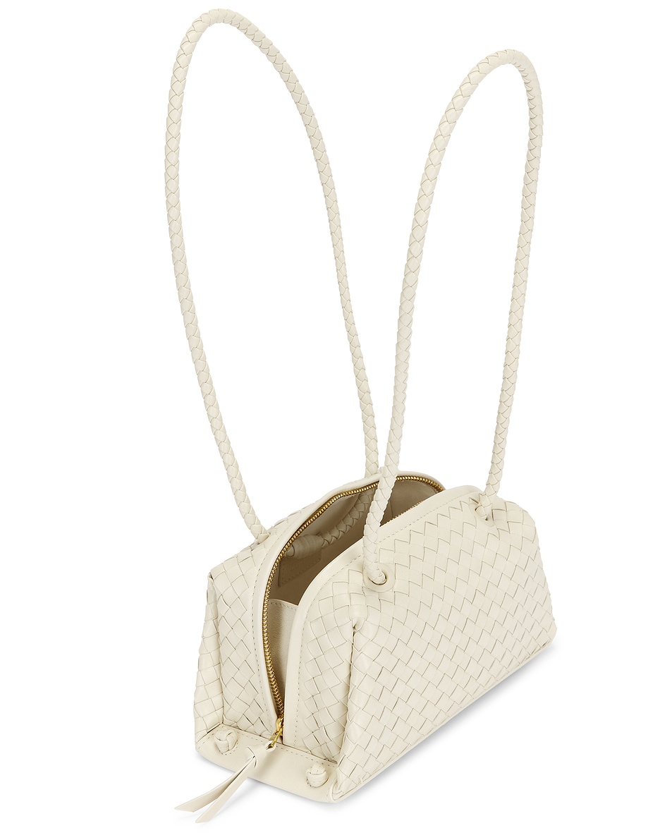 Image 5 of Bottega Veneta Tokyo Pouch in Sea Salt & Gold