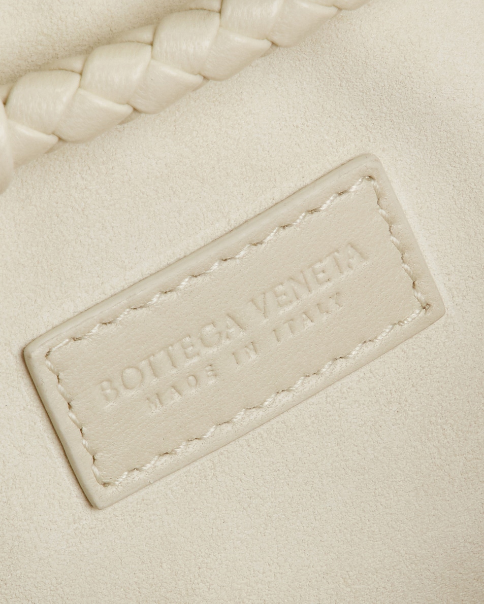 Image 6 of Bottega Veneta Tokyo Pouch in Sea Salt & Gold