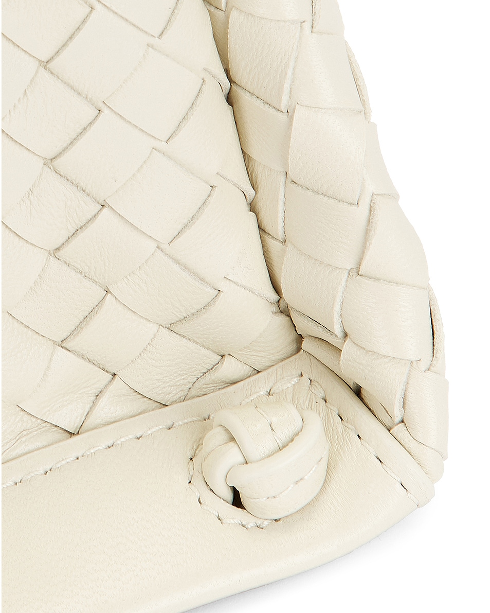 Image 7 of Bottega Veneta Tokyo Pouch in Sea Salt & Gold