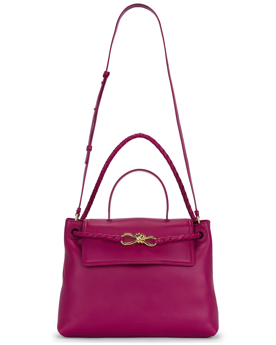 Image 1 of Bottega Veneta Ciao Ciao Bag in Cinnabar & Muse Brass