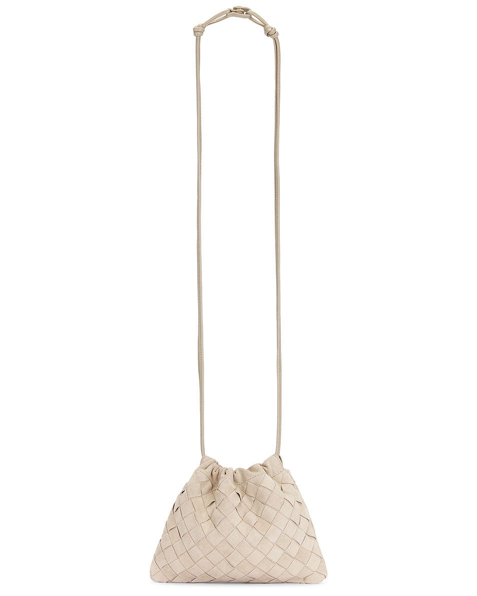 Image 1 of Bottega Veneta Small Intrecciato Dustbag in Ecru & Gold