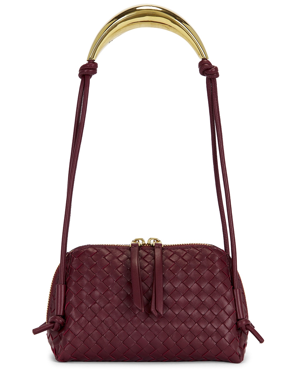 Image 1 of Bottega Veneta Concert Pouch in Barolo & Muse Brass
