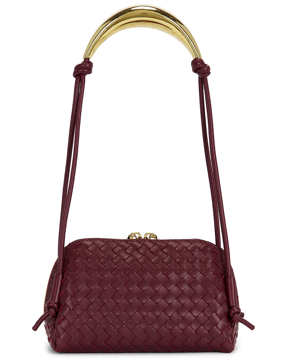 Image 3 of Bottega Veneta Concert Pouch in Barolo & Muse Brass