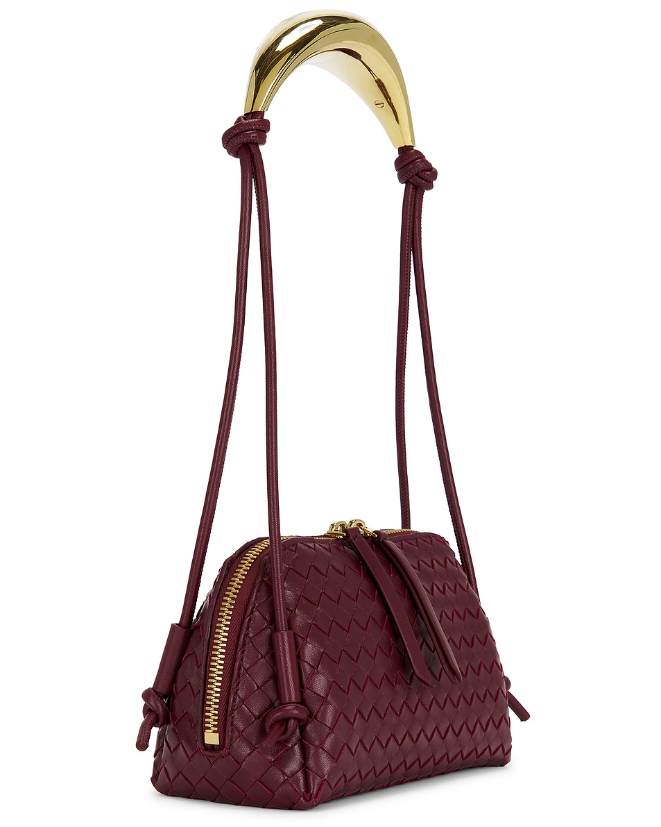 Image 4 of Bottega Veneta Concert Pouch in Barolo & Muse Brass