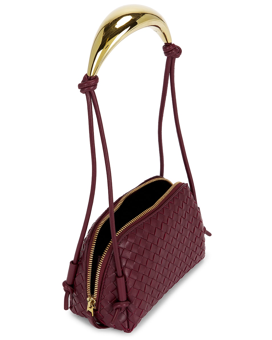 Image 5 of Bottega Veneta Concert Pouch in Barolo & Muse Brass
