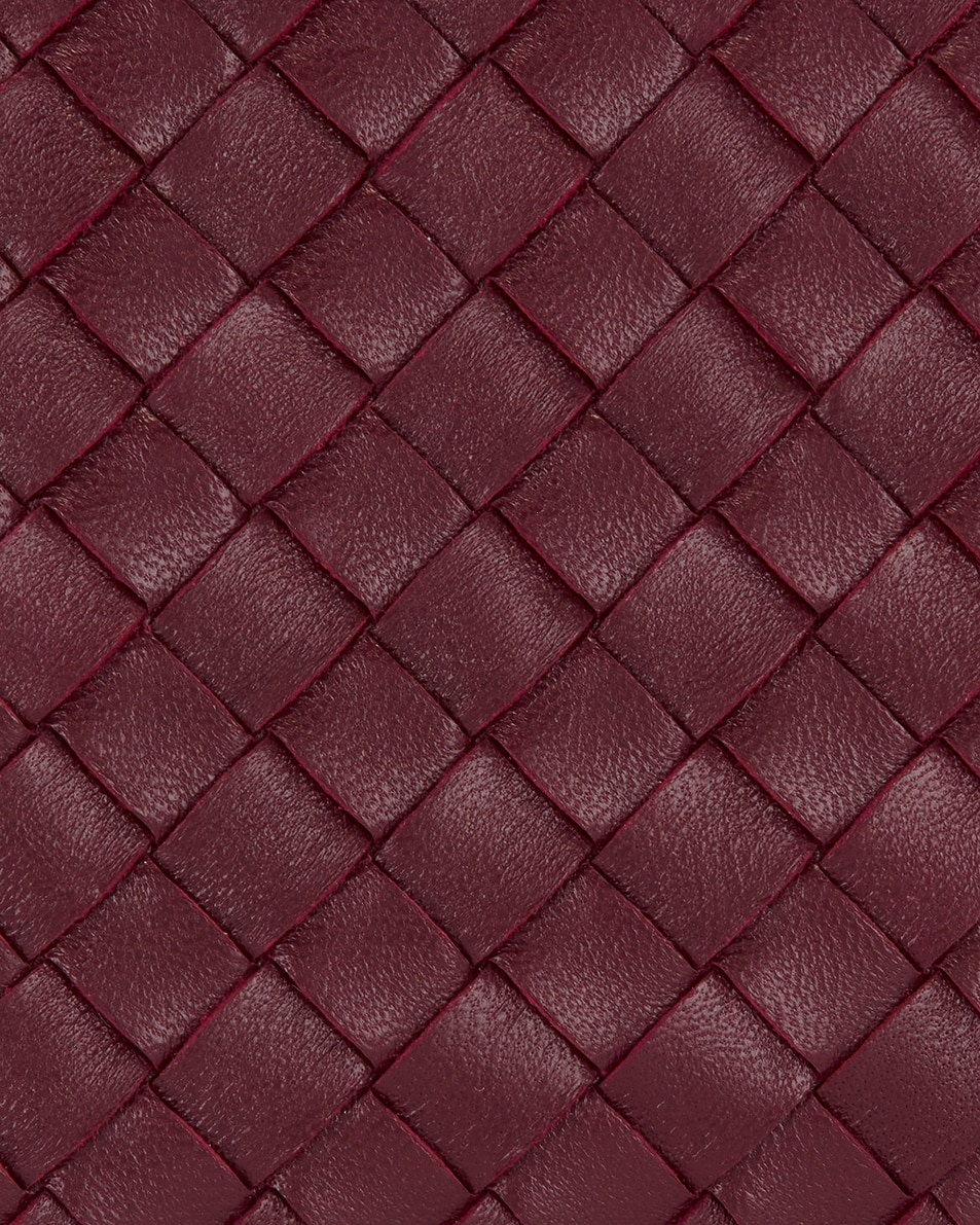 Image 7 of Bottega Veneta Concert Pouch in Barolo & Muse Brass