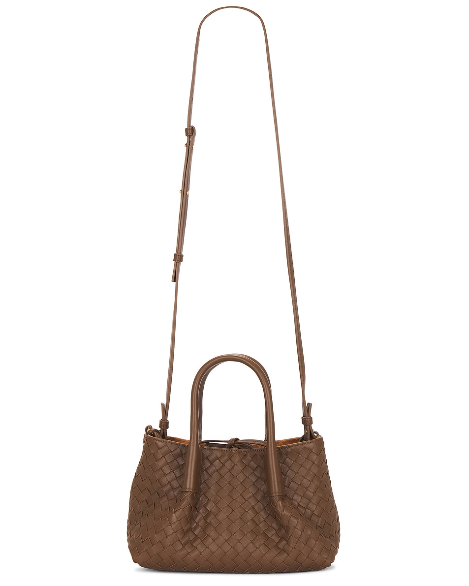 Image 1 of Bottega Veneta Small Pinacoteca Bag in Nocciola, Amber, & Muse Brass