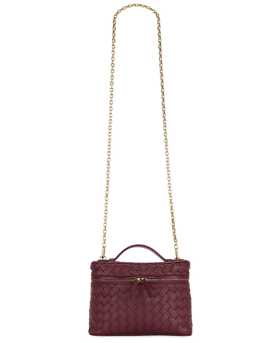 Image 1 of Bottega Veneta Small Soft Vanity Bag in Barolo & Muse Brass