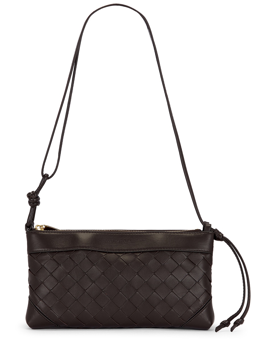 Image 1 of Bottega Veneta Andiamo Double Pouch in Fondant & Gold