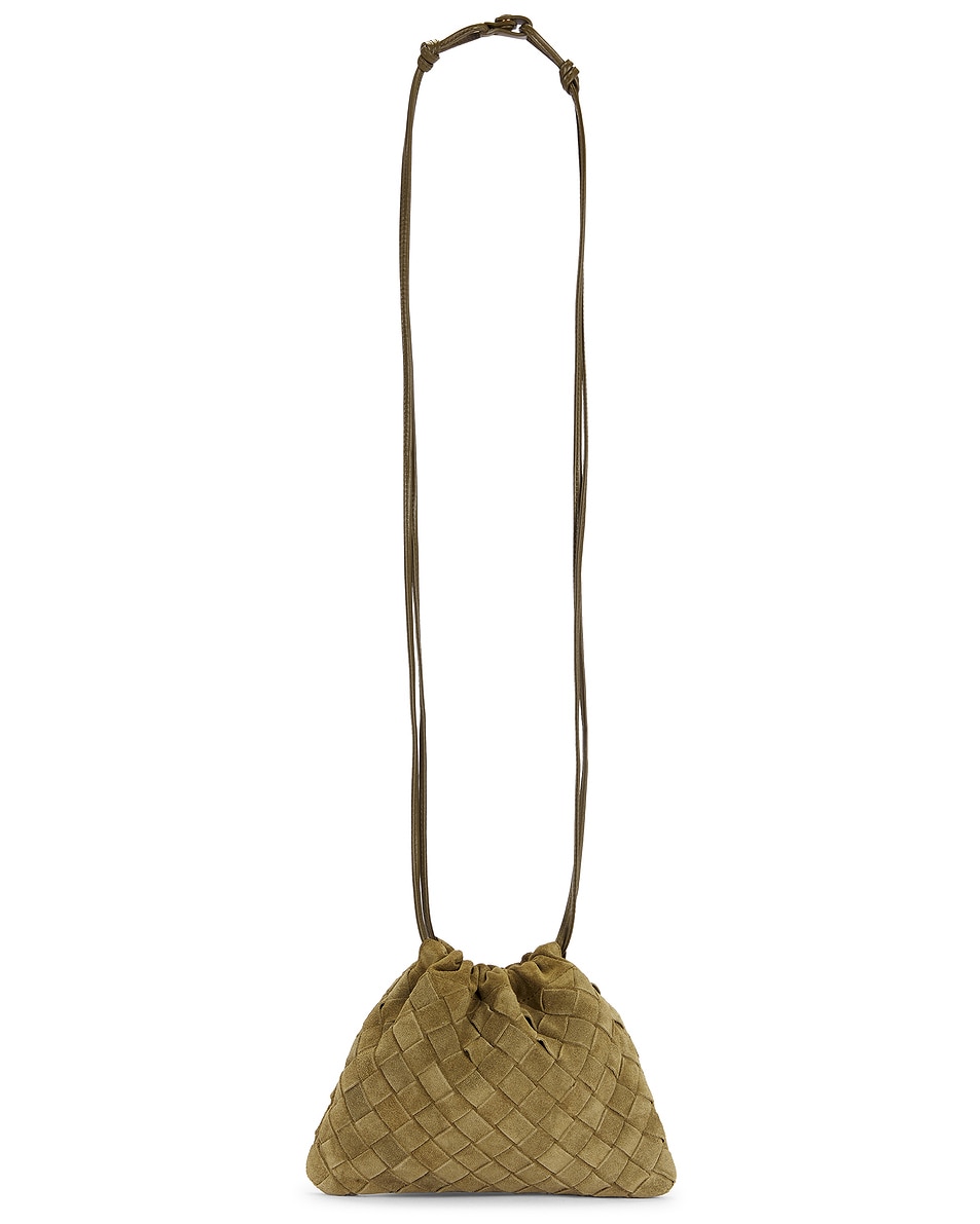 Image 1 of Bottega Veneta Small Dustbag in Mud & Gold
