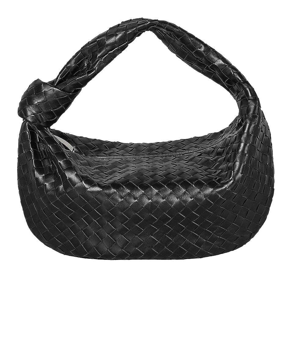 Image 1 of Bottega Veneta Small Jodie Bag in Black & Silver
