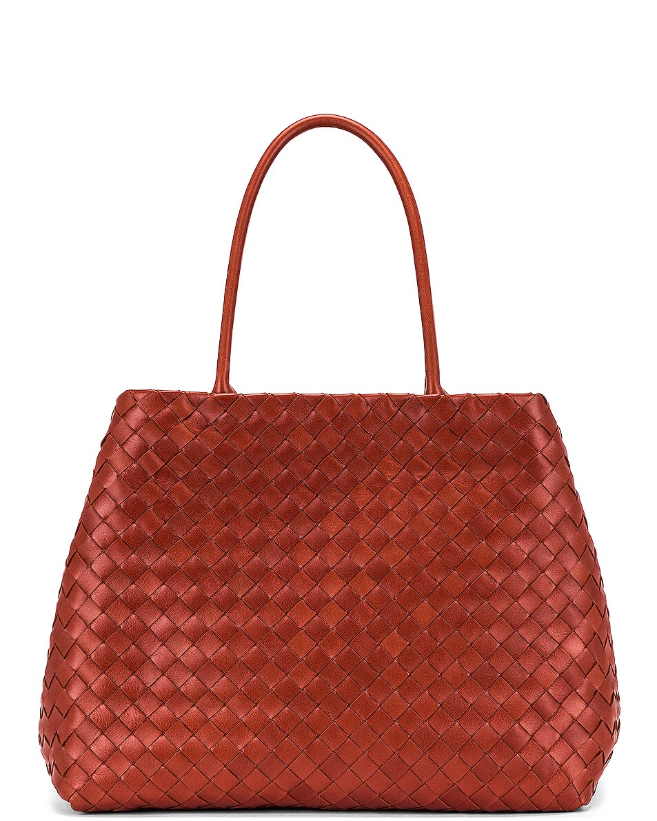 BOTTEGA VENETA LEATHER WOVEN TOTE,BOTT-WY265