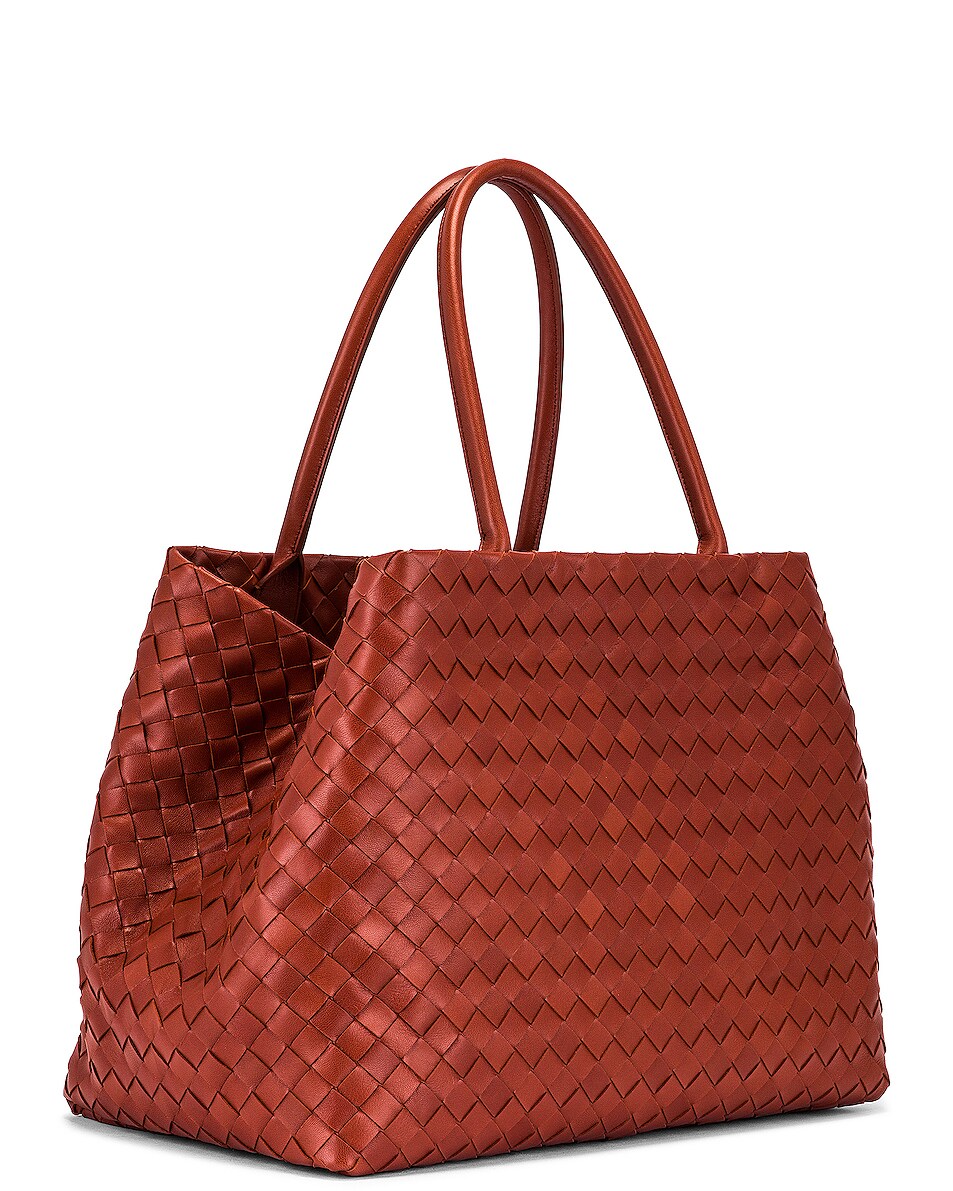 BOTTEGA VENETA LEATHER WOVEN TOTE,BOTT-WY265