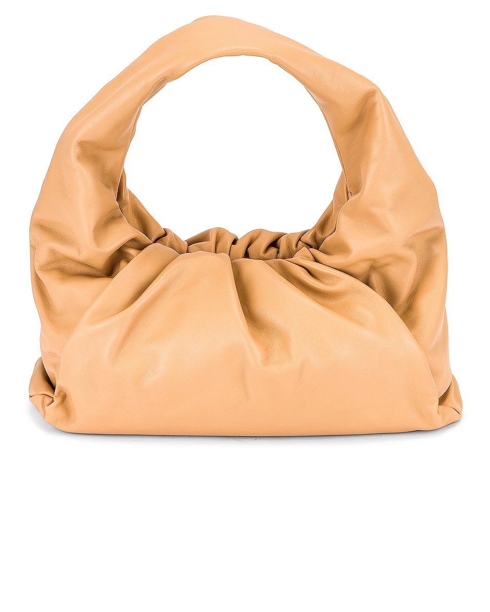 Image 1 of Bottega Veneta Small Shoulder Bag in Almond & Gold