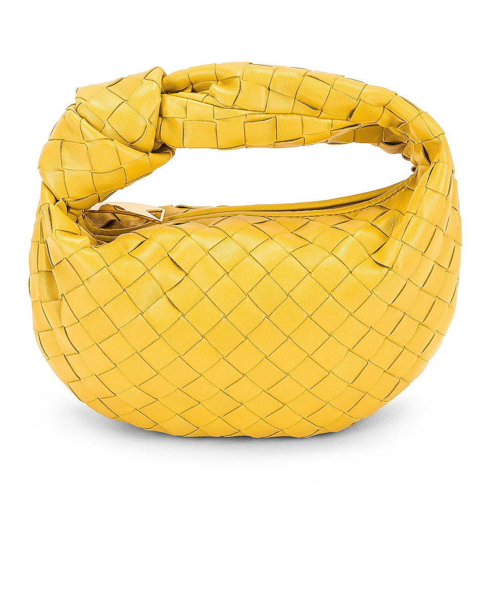 Image 1 of Bottega Veneta Mini Jodie Bag in Buttercup & Gold