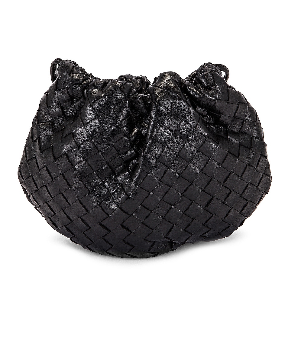 Bottega Veneta The Bulb Mini Bag in Black & Gold | FWRD