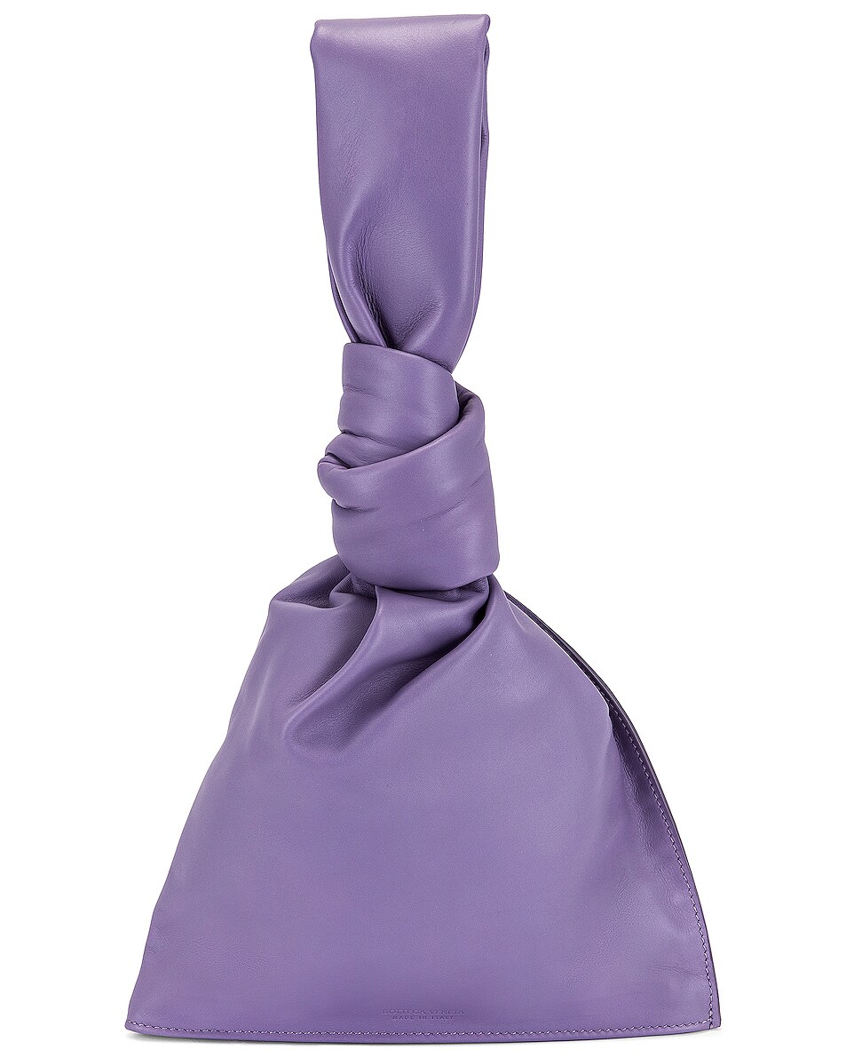 Image 1 of Bottega Veneta Mini The Twist in Lavender & Silver