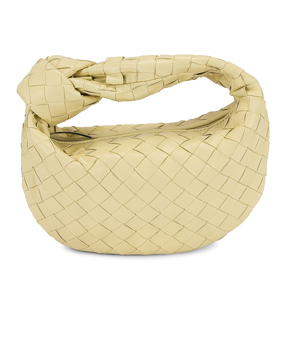 Image 1 of Bottega Veneta Mini Jodie Bag in Ice Cream & Silver