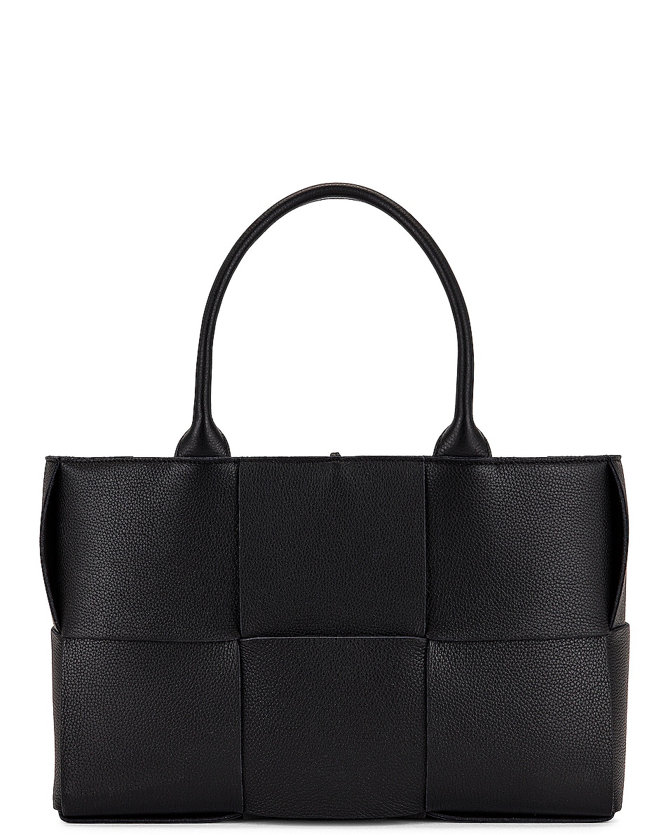 Image 1 of Bottega Veneta Small Arco Tote Bag in Black & Gold