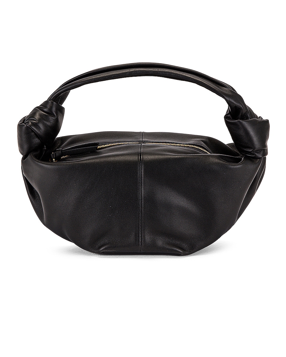 Image 1 of Bottega Veneta Double Knot Bag in Black & Gold