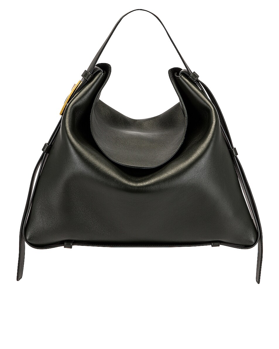 Image 1 of Bottega Veneta Shoulder Bag in Dark Moss & Gold