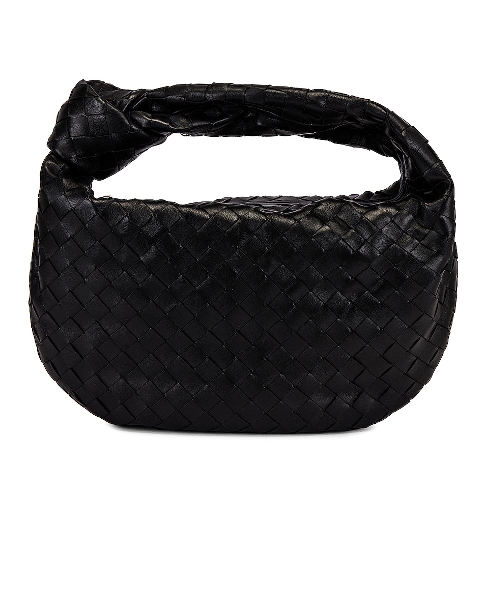Image 1 of Bottega Veneta Teen Jodie Bag in Black & Silver