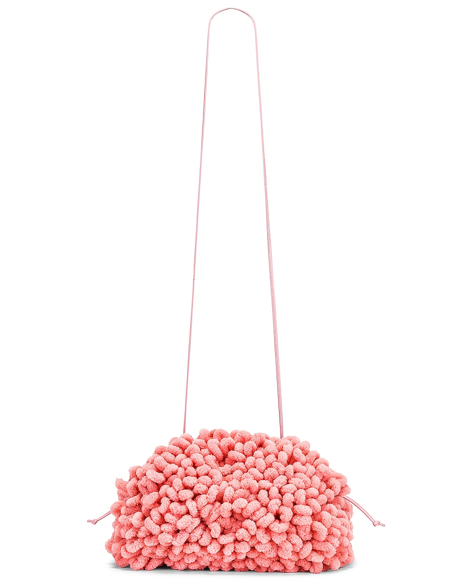 Image 1 of Bottega Veneta Mini Pouch Mop Crossbody Bag in Marshmallow, Popsicle, & Silver