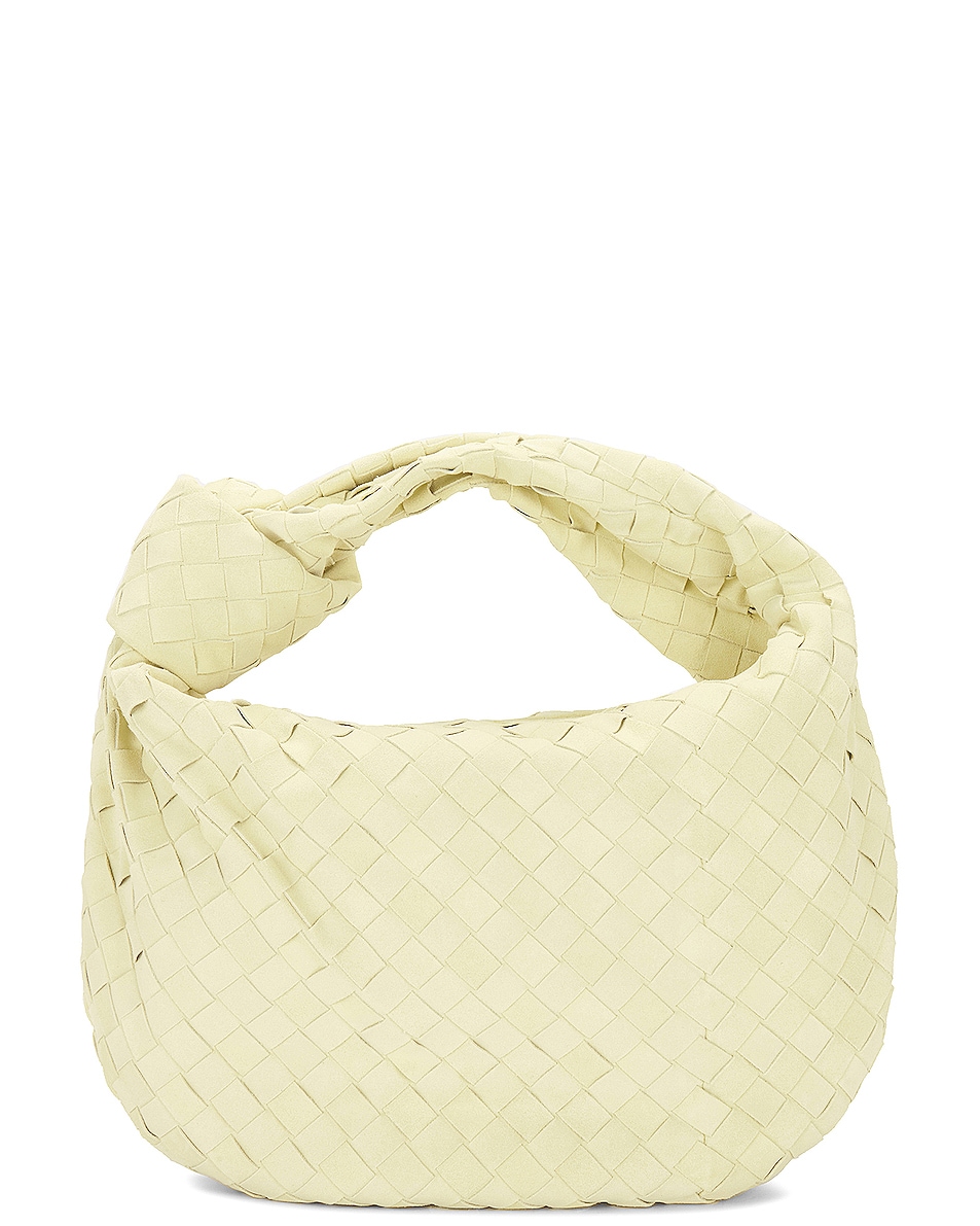 Image 1 of Bottega Veneta Teen Jodie Bag in Lemon Washed & Gold