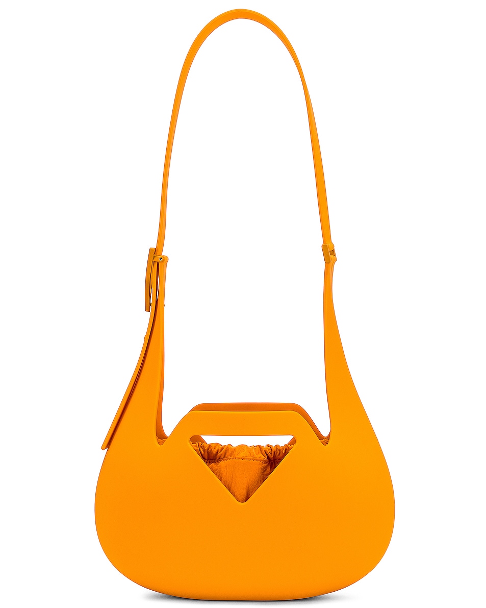 Image 1 of Bottega Veneta Small Moulded Shoulder Bag in Tangerine