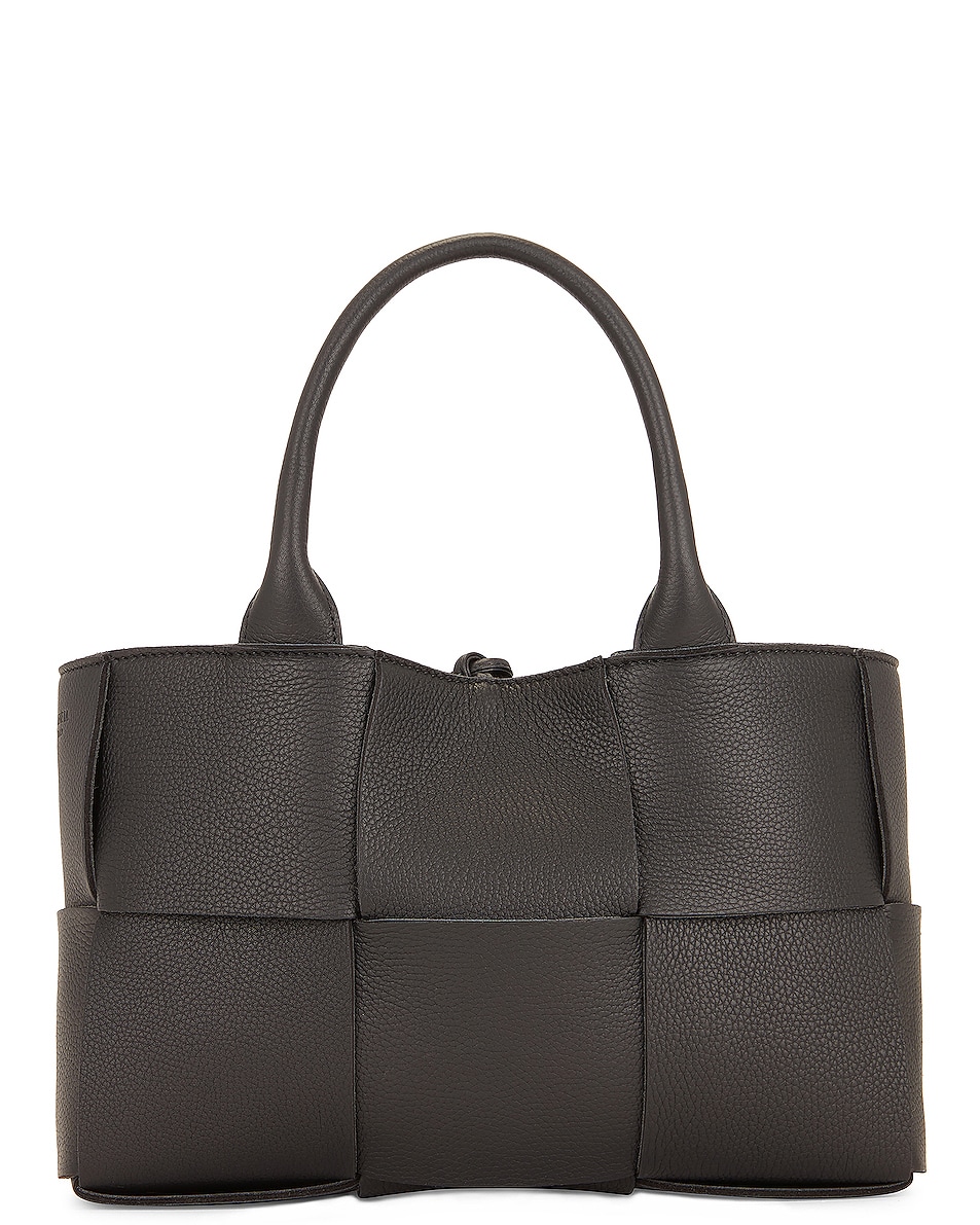 Image 1 of Bottega Veneta Mini Arco Tote Bag in Black & Gold