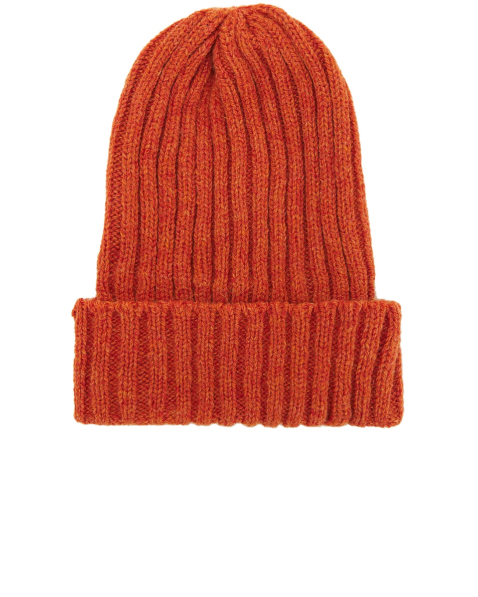 Image 1 of Beams Plus Wool Watch Cap in Orange
