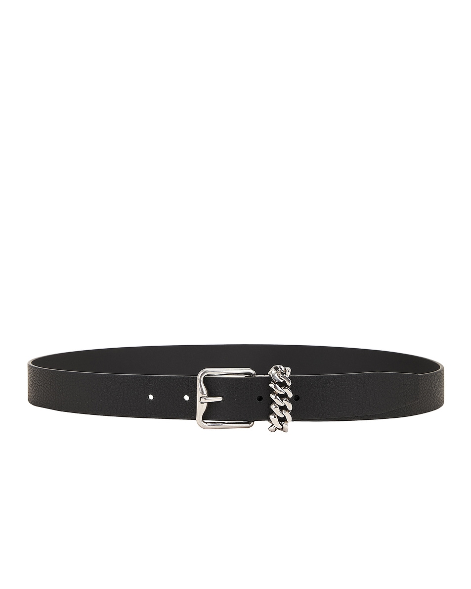 Image 1 of Burberry Belt in Black & Palladio