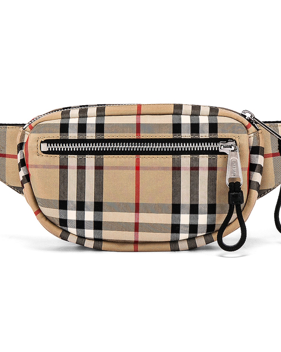 Image 1 of Burberry Cannon Bum Bag in Archive Beige