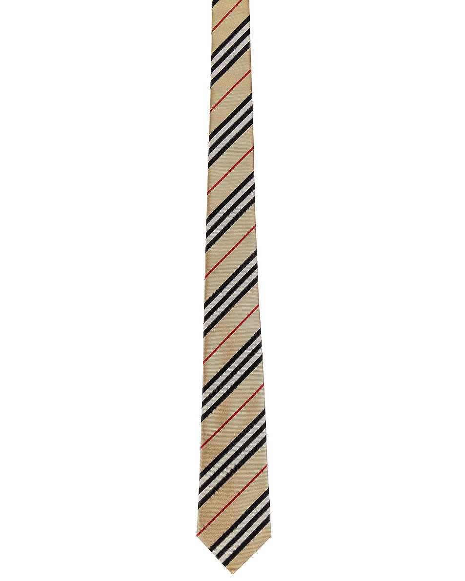 Image 1 of Burberry Manston Tie in Archive Beige