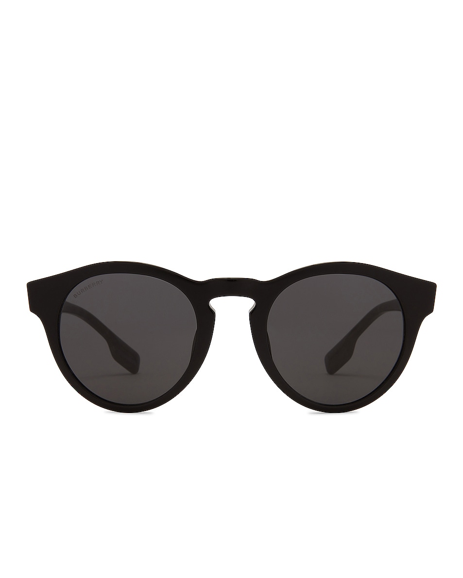 Image 1 of Burberry 0BE4359F Sunglasses in Black & Gradient Dark Grey