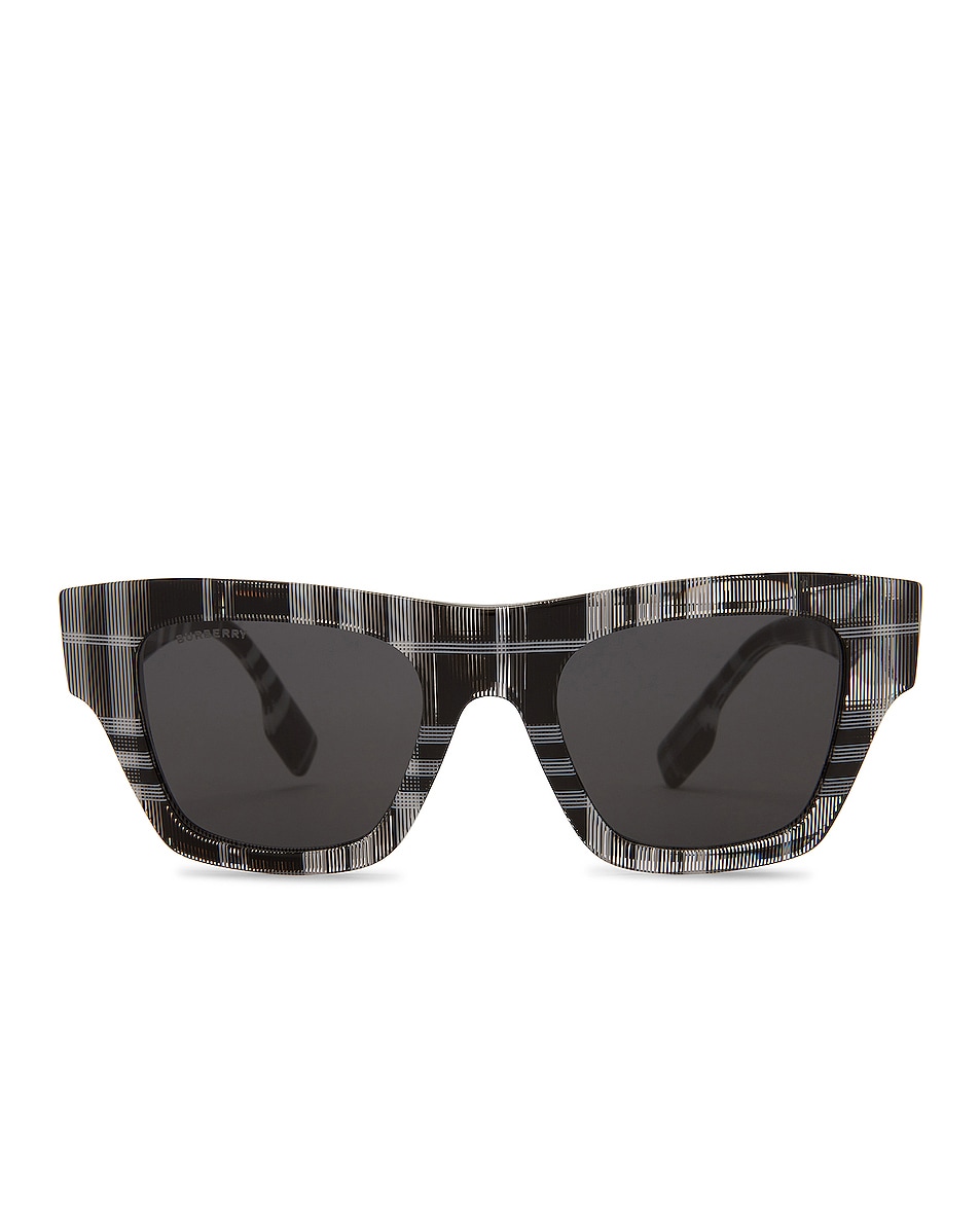 Image 1 of Burberry 0BE4360 Sunglasses in Black & White