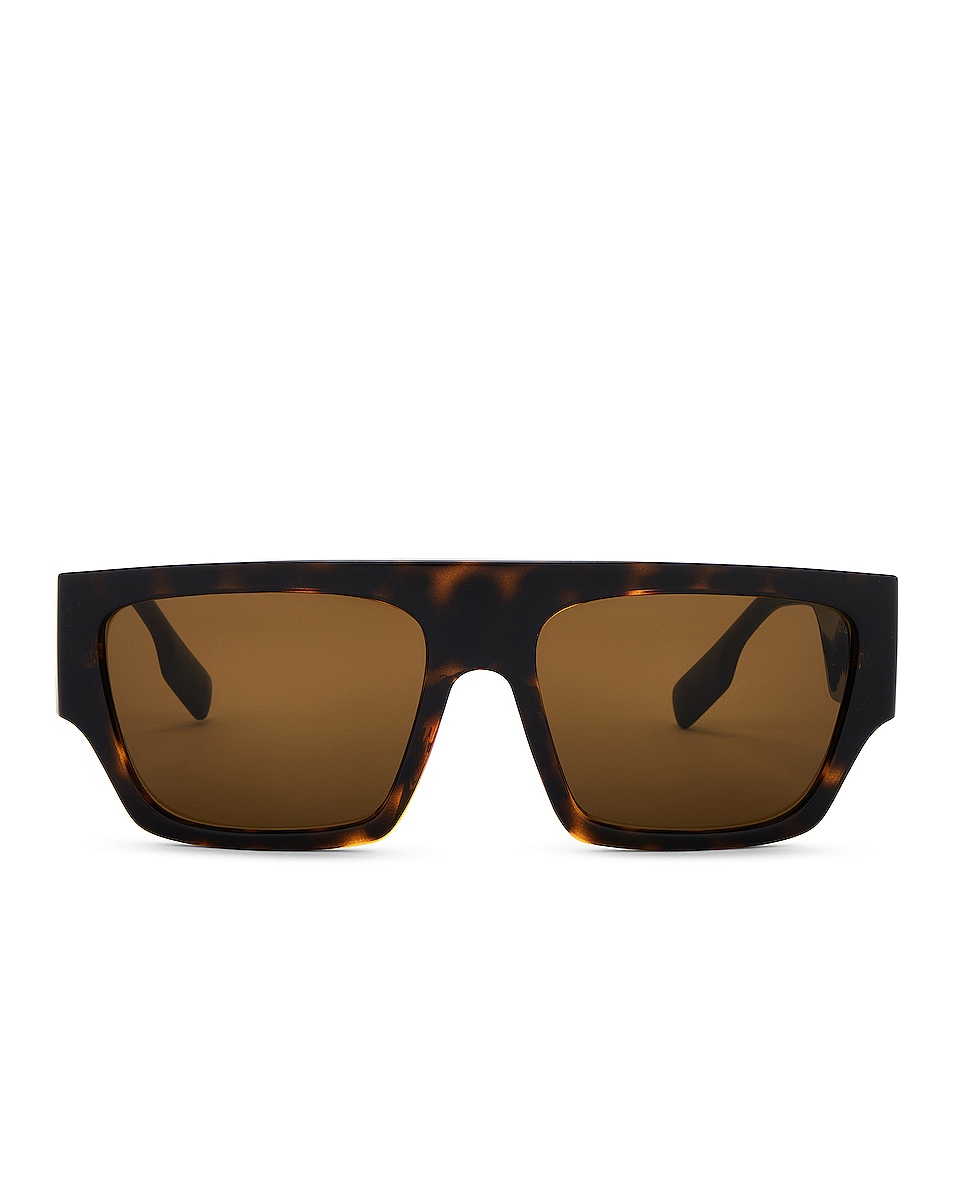 Image 1 of Burberry Micah Sunglasses in Black & Brown