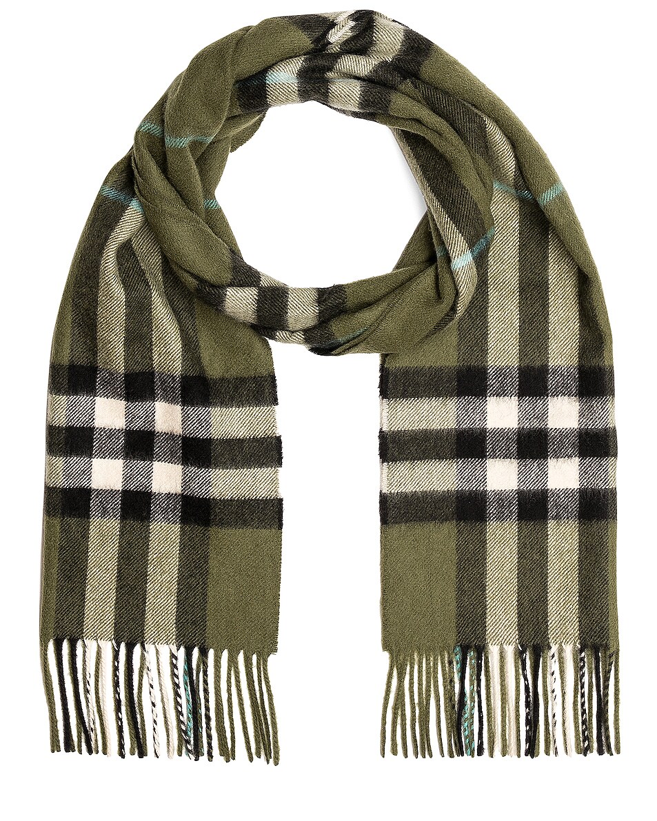 Image 1 of Burberry Giant Check Scarf in Shrub