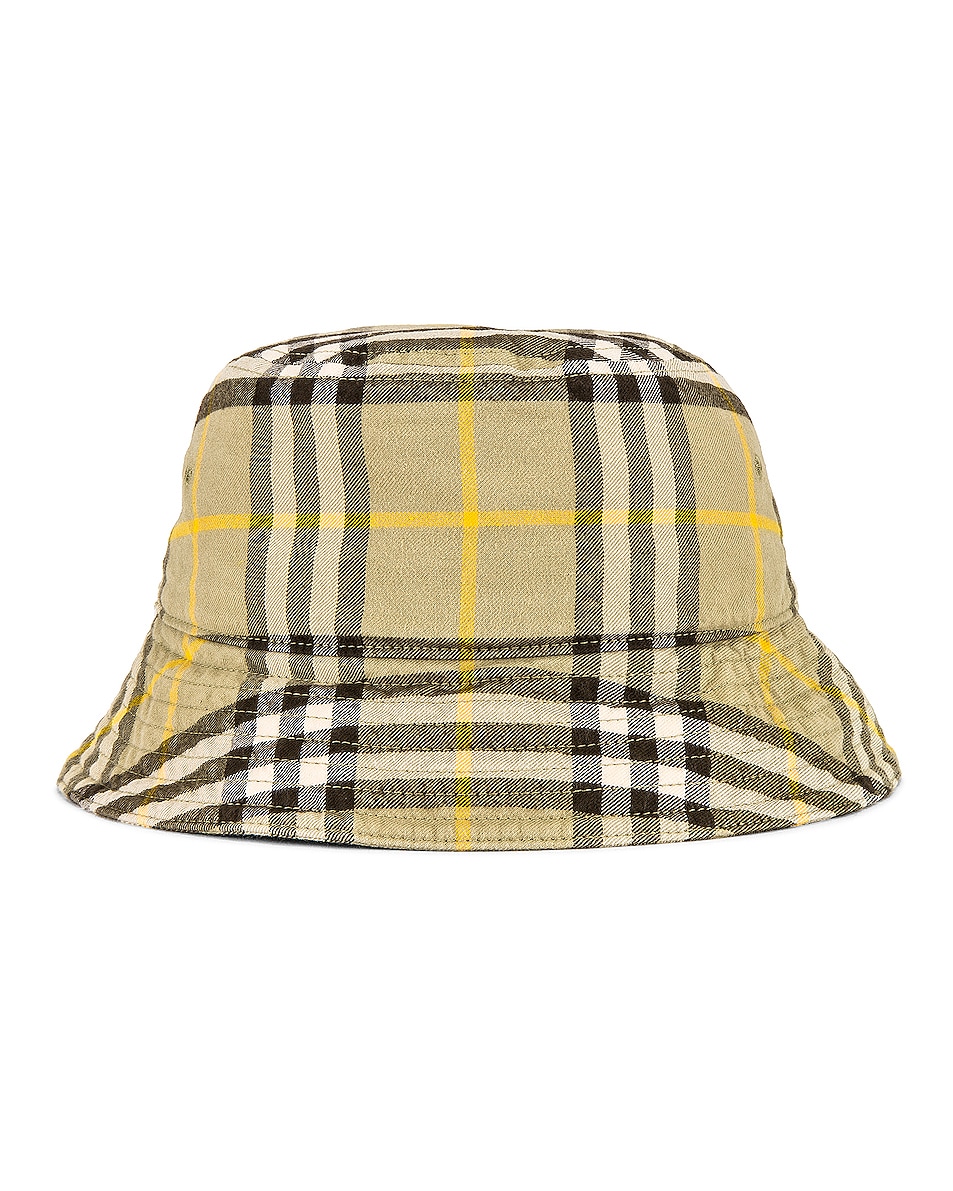 Image 1 of Burberry Classic Bucket Hat in Hunter
