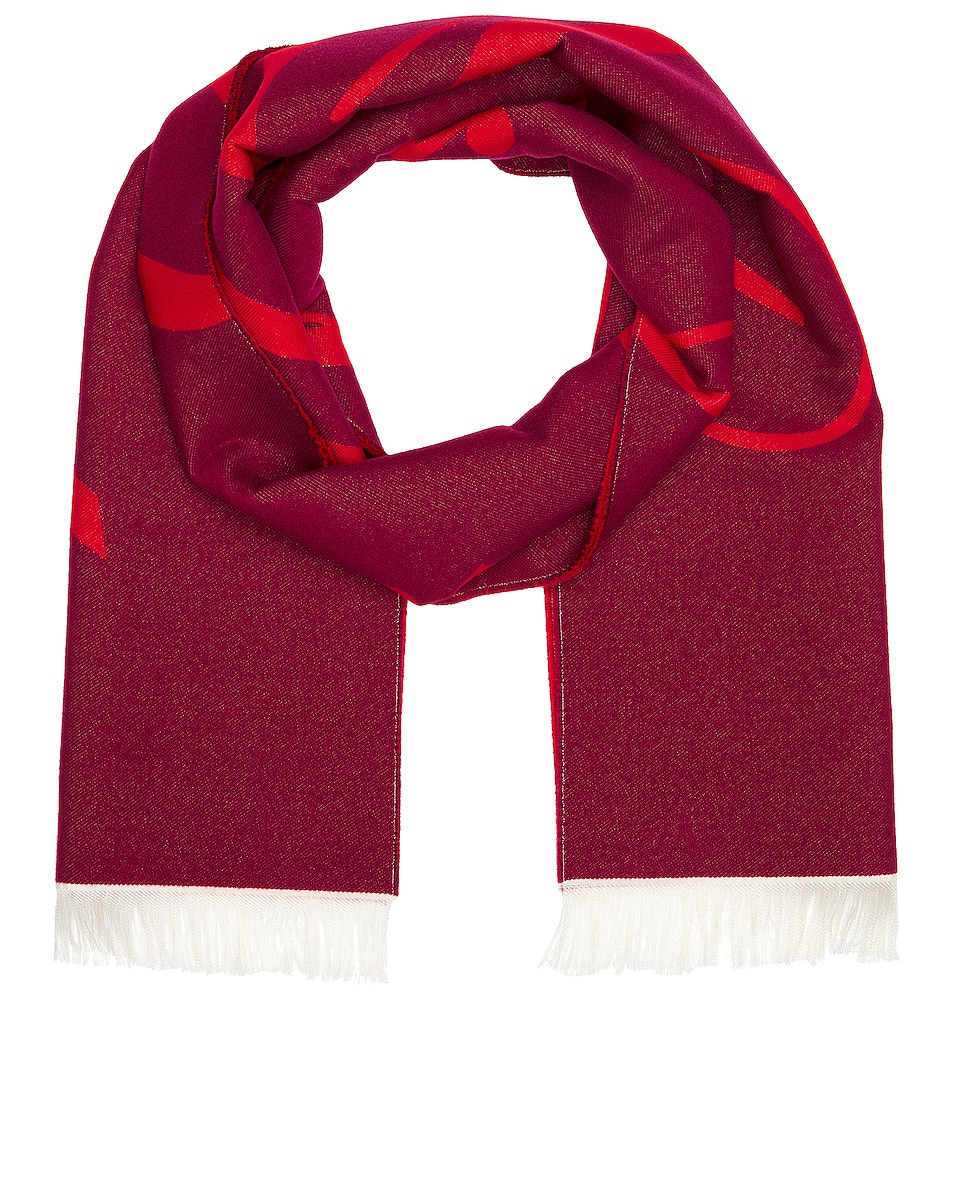 Image 1 of Burberry Football Scarf in Ripple